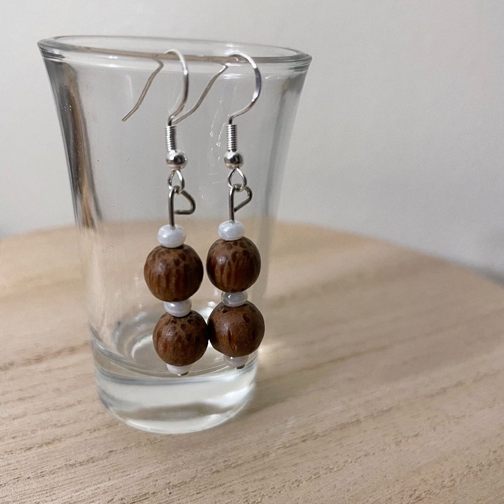 Coconuts Beaded Earrings
